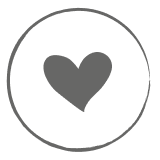 Circle with heart